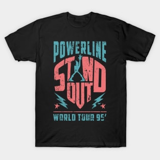 Distressed STAND OUT Powerline T-Shirt